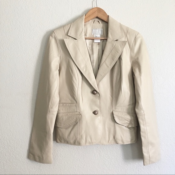 Alberto Makali Jackets & Blazers - ALBERTO MAKALI beige lamb Leather jacket